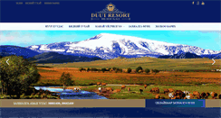 Desktop Screenshot of duutresort.com